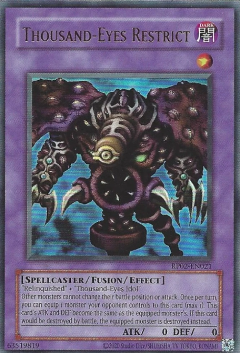 Yu-Gi-Oh! RP02-EN021 Thousand-Eyes Restrict - Ultra Rare