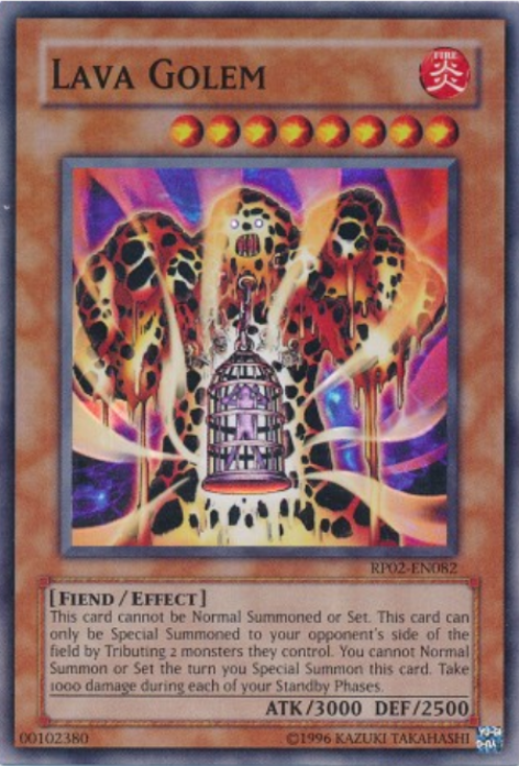 Yu-Gi-Oh! RP02-EN082 Lava Golem - Super Rare