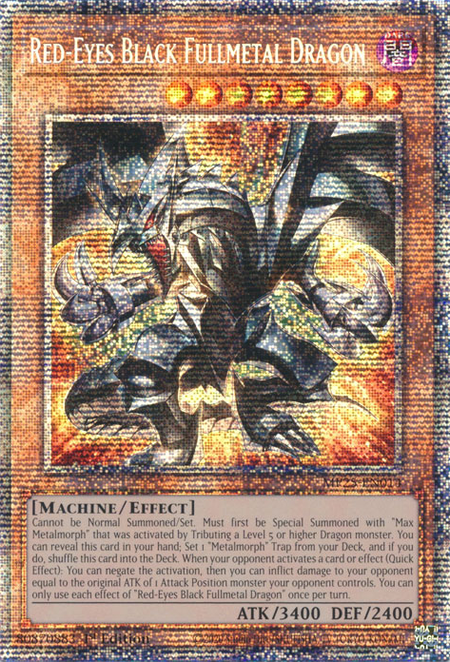 Yu-Gi-Oh!  MP25-EN014 Red-Eyes Black Fullmetal Dragon - Starlight Rare