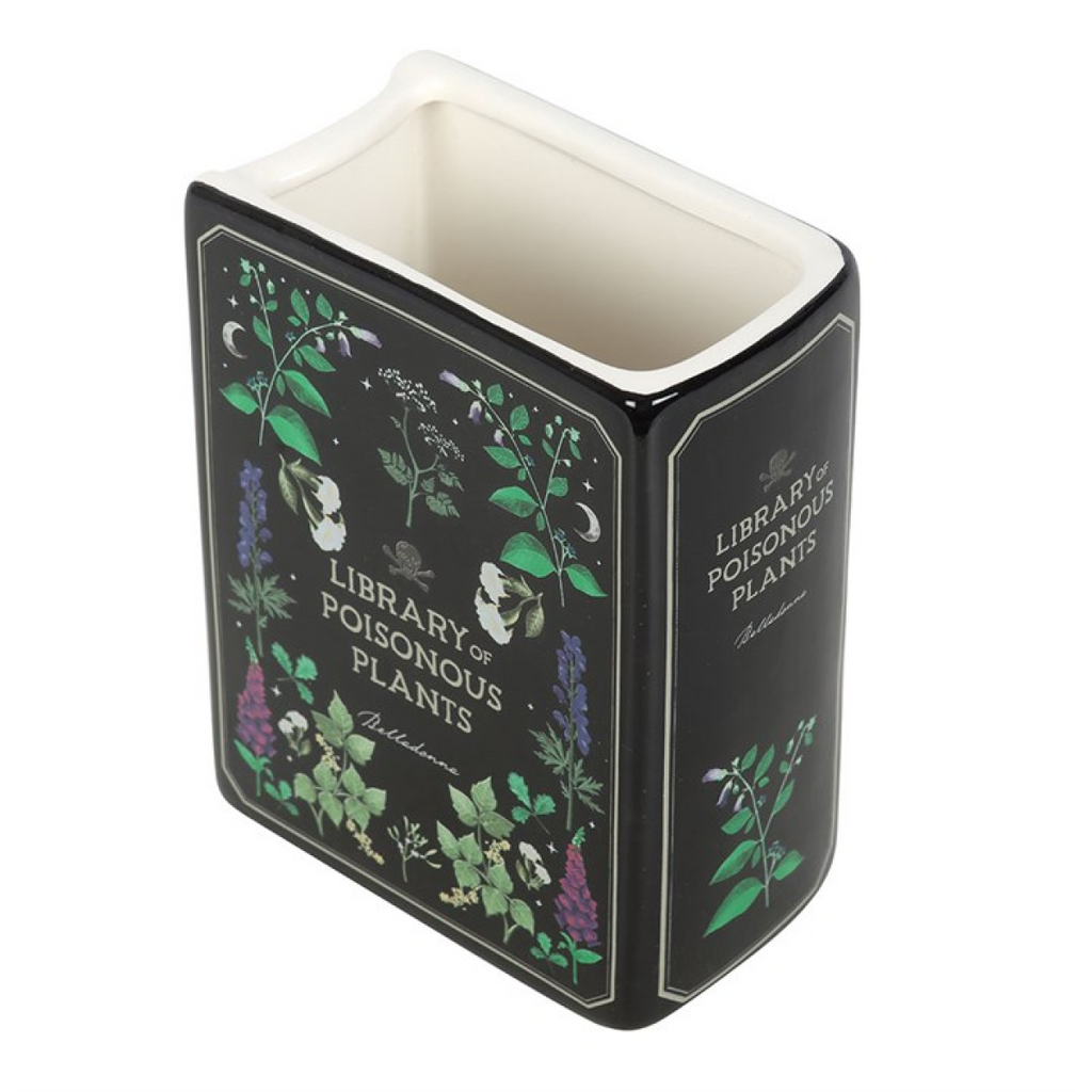 Poisonous Plants Book Shaped Vase
