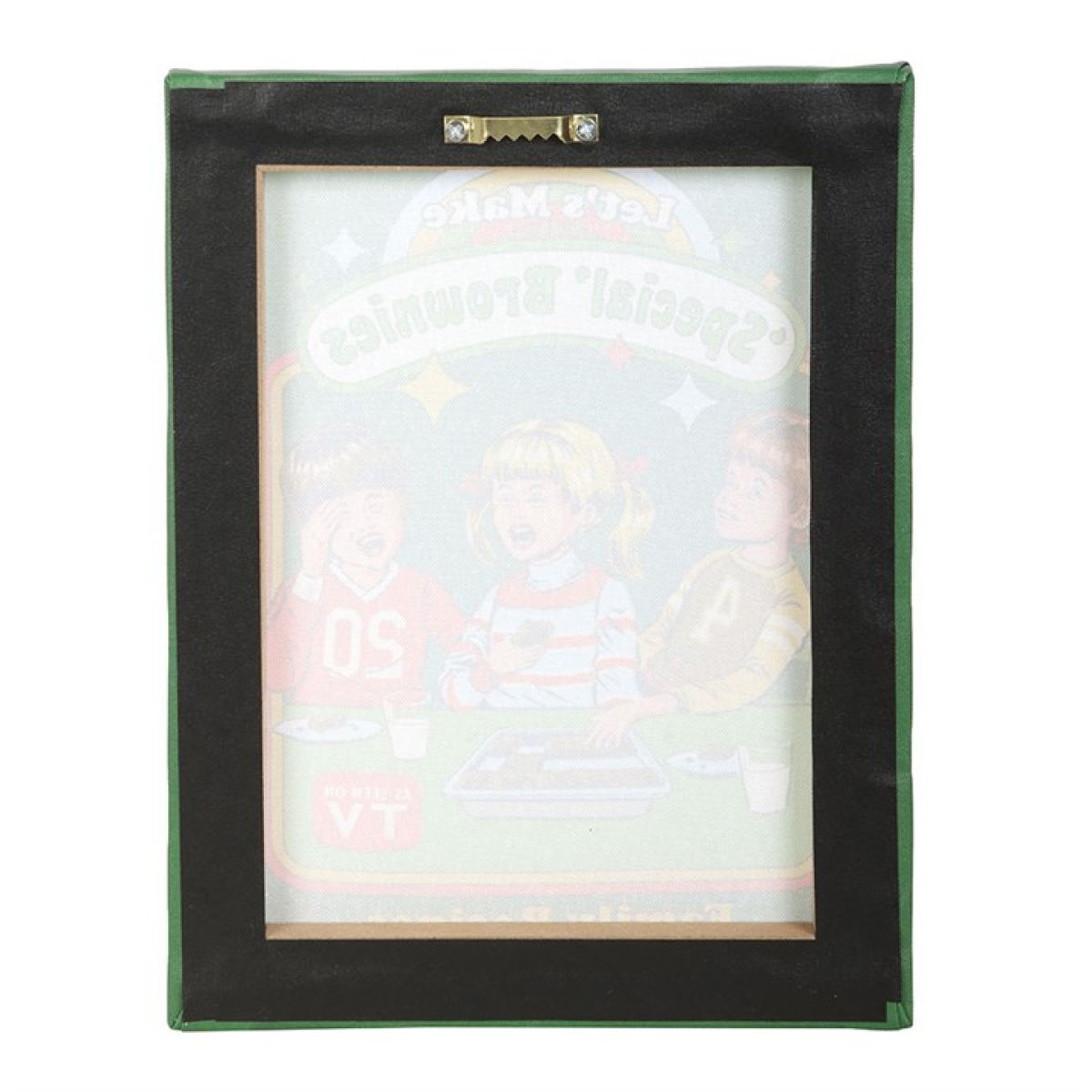 19x25cm Let's Make Brownies Canvas Plaque by Steven Rhodes