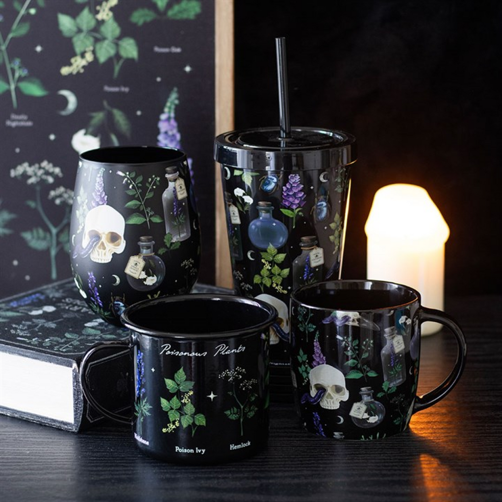 Venom & Vines Print Stemless Glass