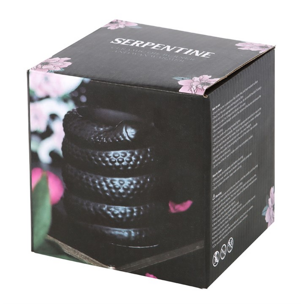 Serpentine Ceramic Oil Burner and Wax Warmer