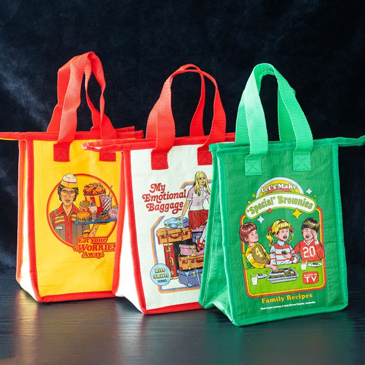 My Emotional Baggage Lunch Bag by Steven Rhodes