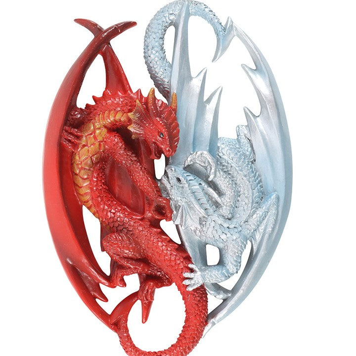 Anne Stokes Fire and Ice Dragon Hanging Ornament