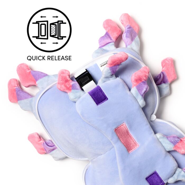 Minecraft Axolotl - Relaxeazzz Travel Pillow & Eye Mask