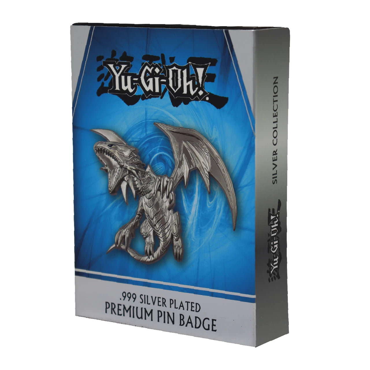 Yu-Gi-Oh! Limited Edition Blue Eyes White Dragon Silver Plated XL Premium Pin Badge