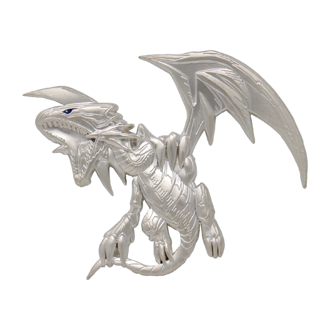 Yu-Gi-Oh! Limited Edition Blue Eyes White Dragon Silver Plated XL Premium Pin Badge