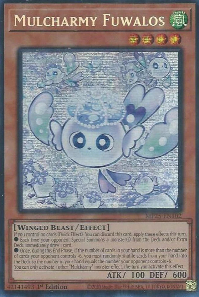 Yu-Gi-Oh! MP25-EN102 Mulcharmy Fuwalos : Prismatic Secret Rare