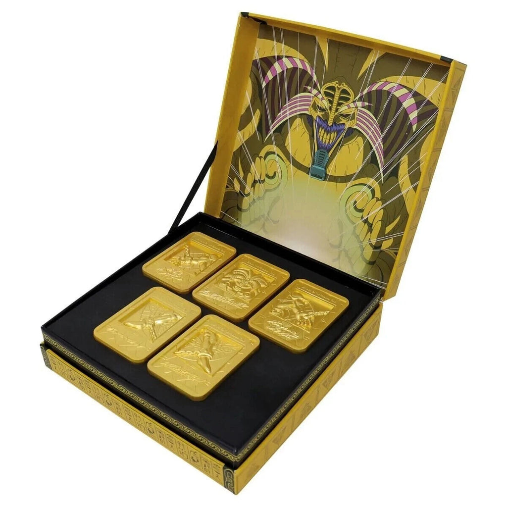 Yu-Gi-Oh! Limited Edition 24k Gold Exodia The Forbidden One Ingot Set