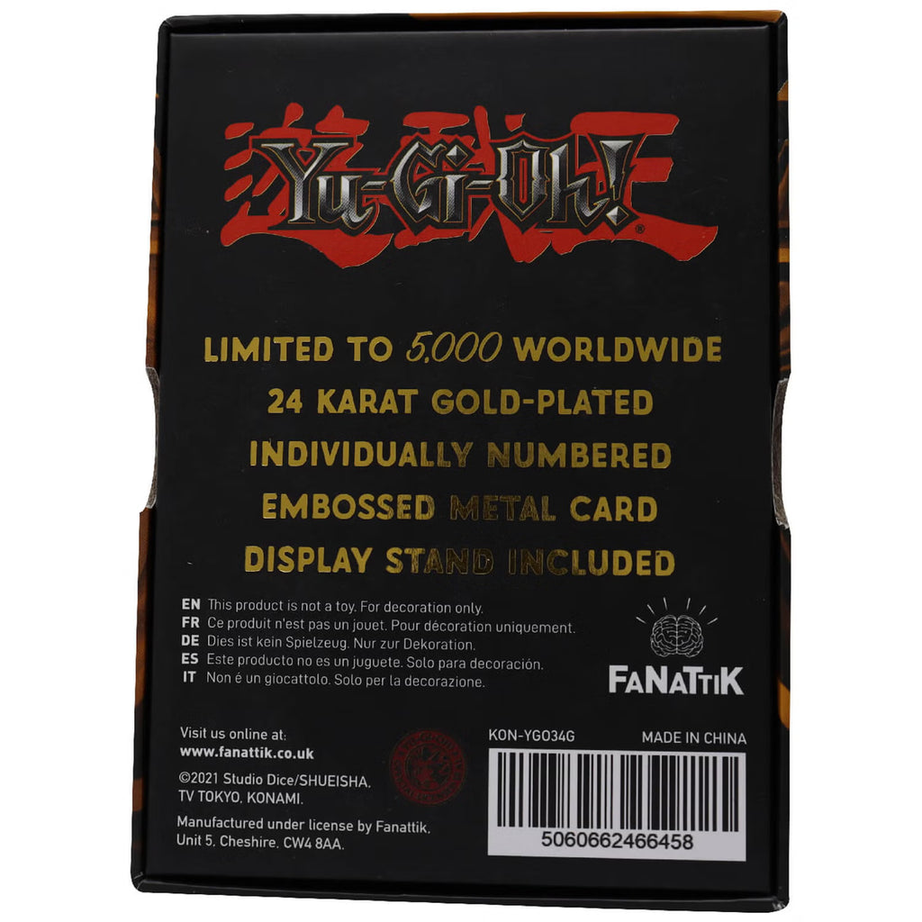 Yu-Gi-Oh! Limited Edition Pot Of Greed 24k Gold Plated Card
