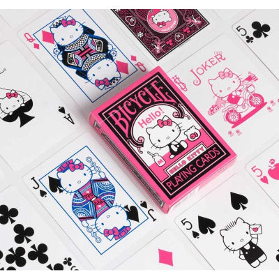 Hello Kitty Bicycle Playing Cards