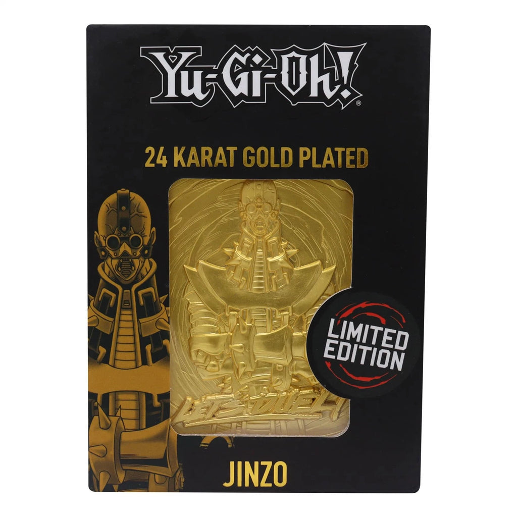 Yu-Gi-Oh! Limited Edition 24K Gold Plated Jinzo Card