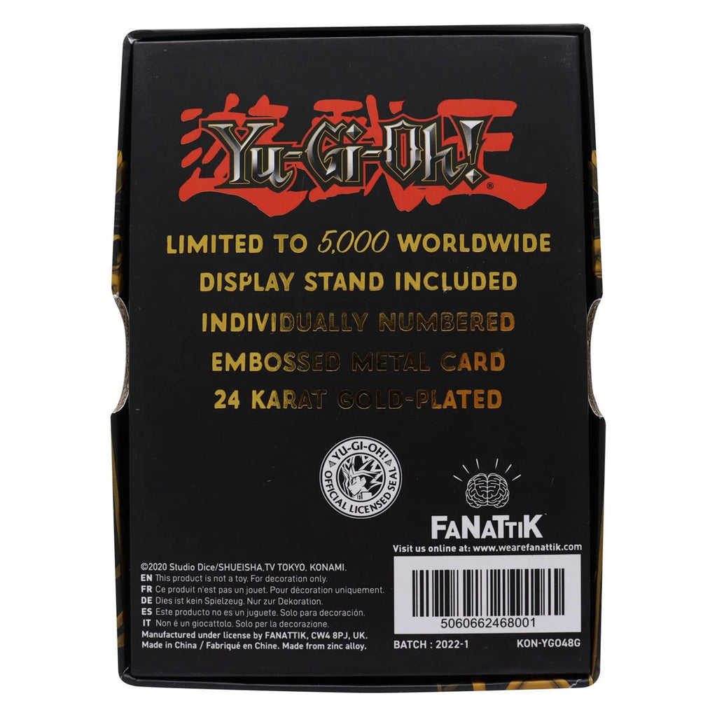 Yu-Gi-Oh! Limited Edition 24K Gold Plated Jinzo Card