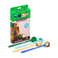 Minecraft Chibi - Set of 4 Erasable Pens with Silicone Topper
