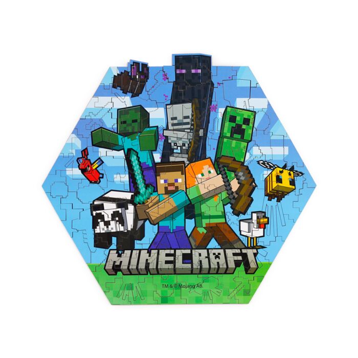 Minecraft - 130pc Wooden Jigsaw Puzzle