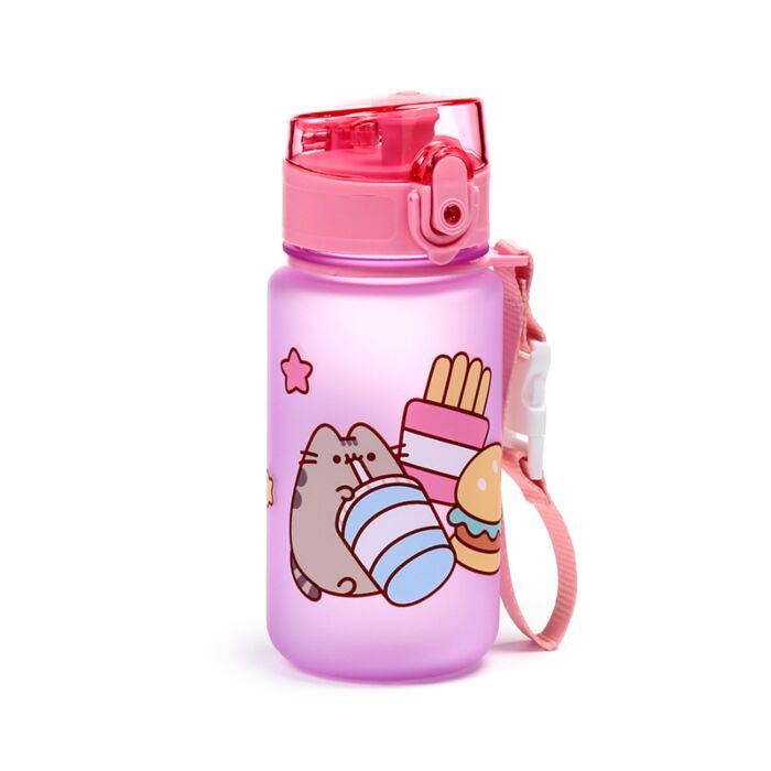 Pusheen the Cat Foodie - 350ml Shatterproof Pop Top Children's Water Bottle