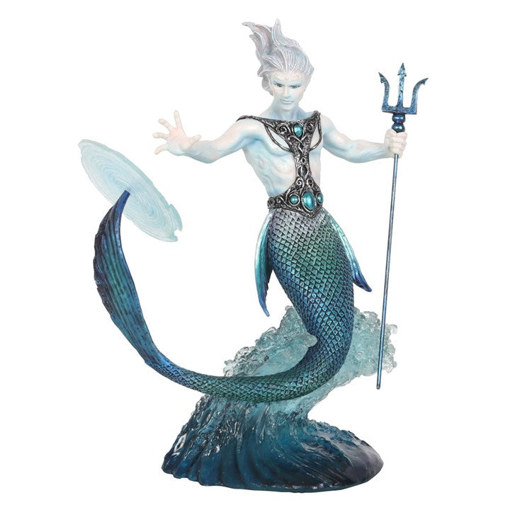 Anne Stokes Water Elemental Wizard Figurine