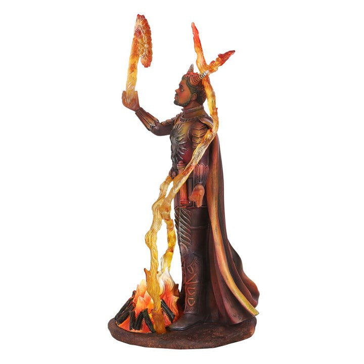 Anne Stokes Fire Elemental Wizard Figurine