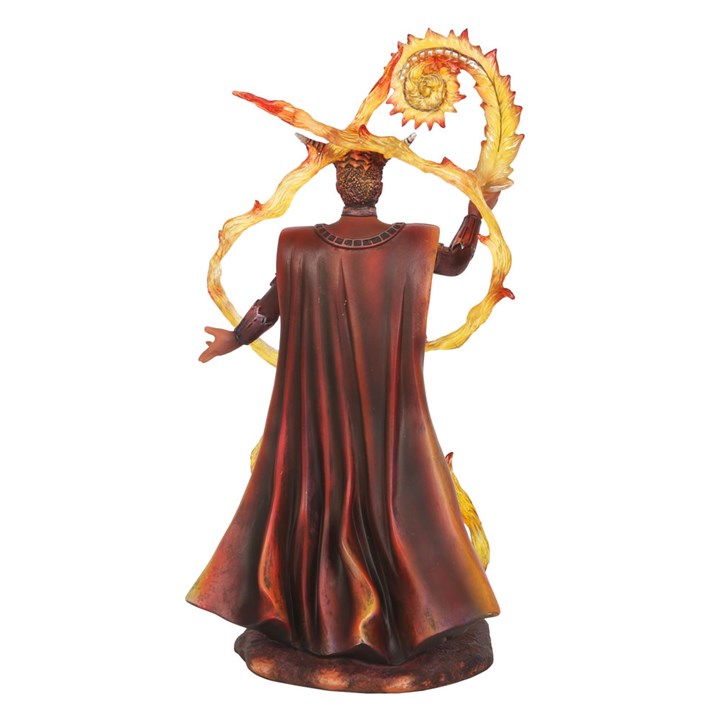 Anne Stokes Fire Elemental Wizard Figurine