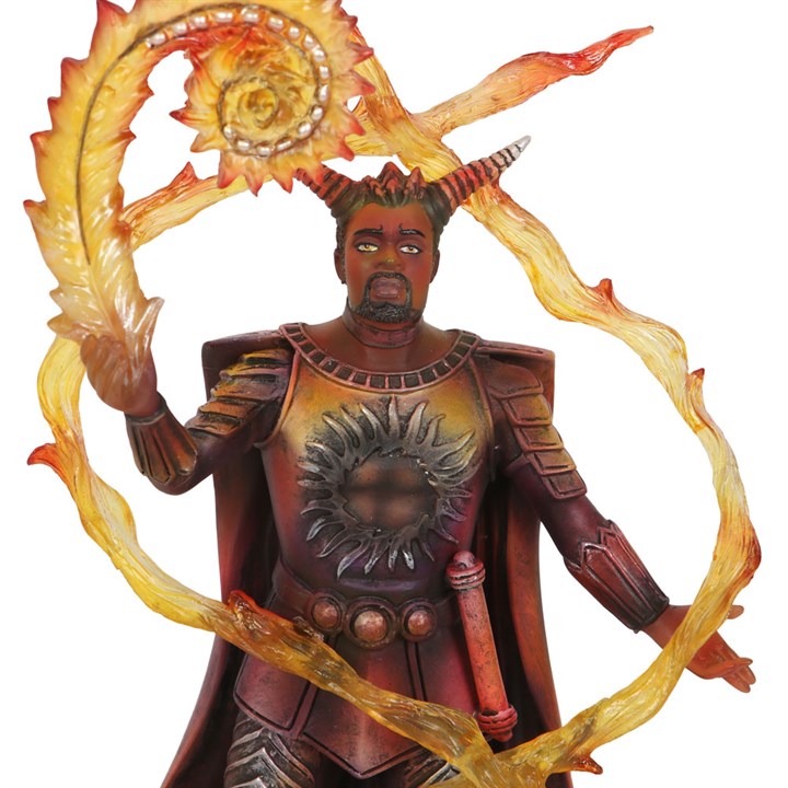 Anne Stokes Fire Elemental Wizard Figurine