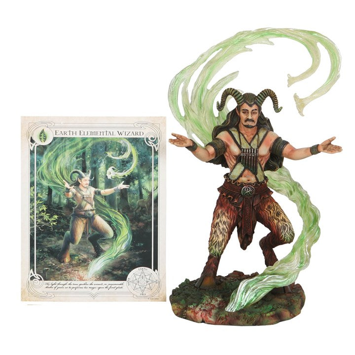 Anne Stokes Earth Elemental Wizard Figurine