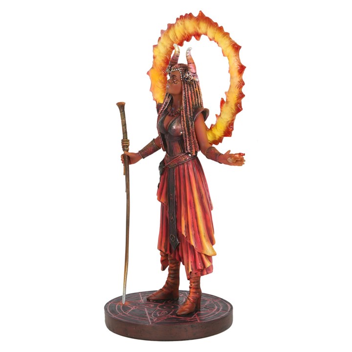Anne Stokes Fire Elemental Sorceress Figurine