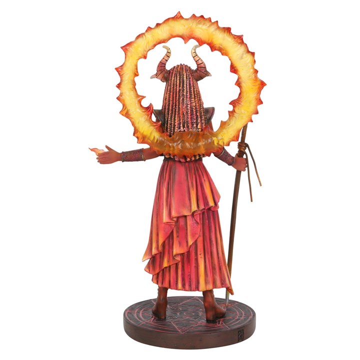 Anne Stokes Fire Elemental Sorceress Figurine