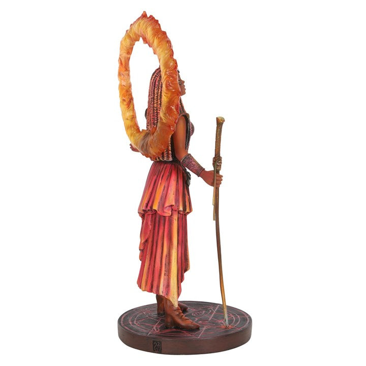 Anne Stokes Fire Elemental Sorceress Figurine