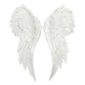 Large Glitter Angel Wings Wall Decoration Pair
