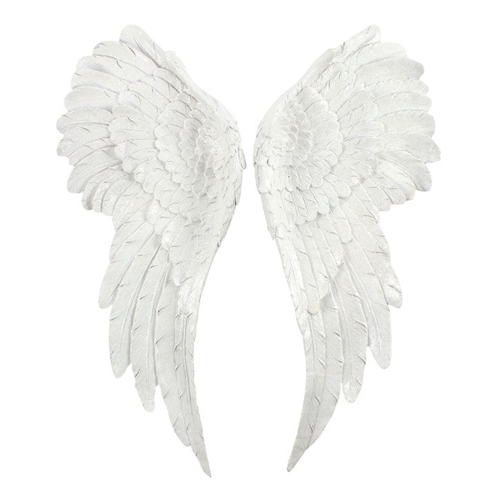 Large Glitter Angel Wings Wall Decoration Pair