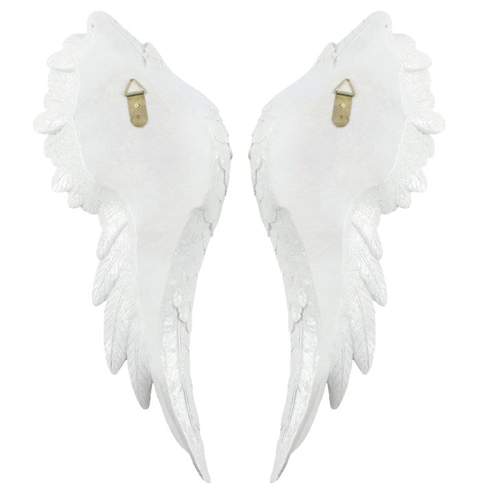 Large Glitter Angel Wings Wall Decoration Pair