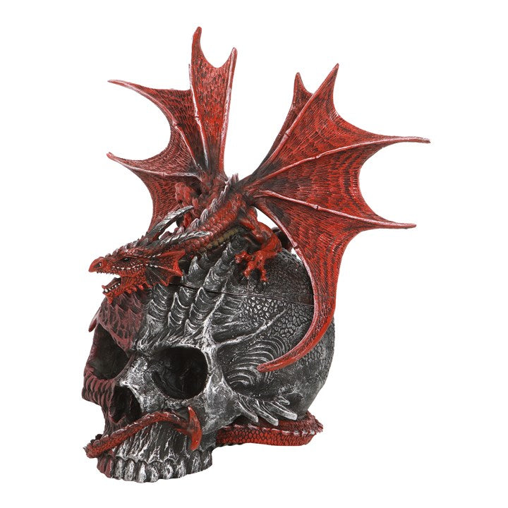 Serpent Infection Lidded Skull Ornament