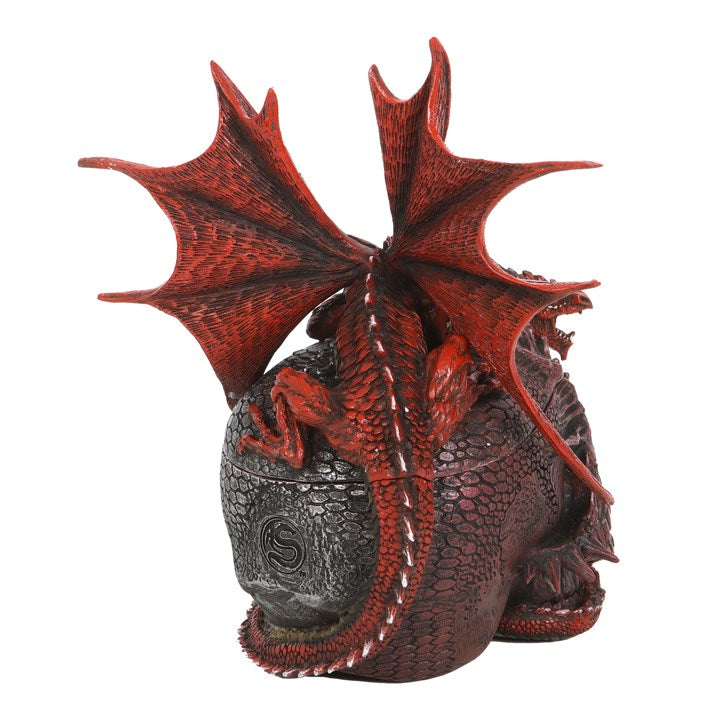 Serpent Infection Lidded Skull Ornament