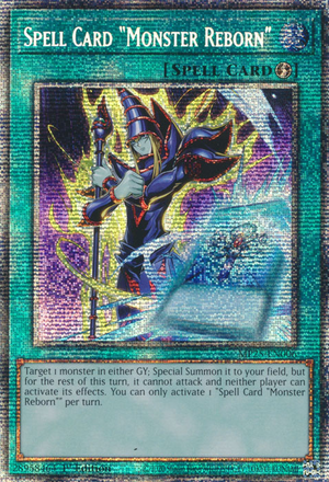 Yu-Gi-Oh! MP25-EN006 Spell Card "Monster Reborn" - Starlight Rare