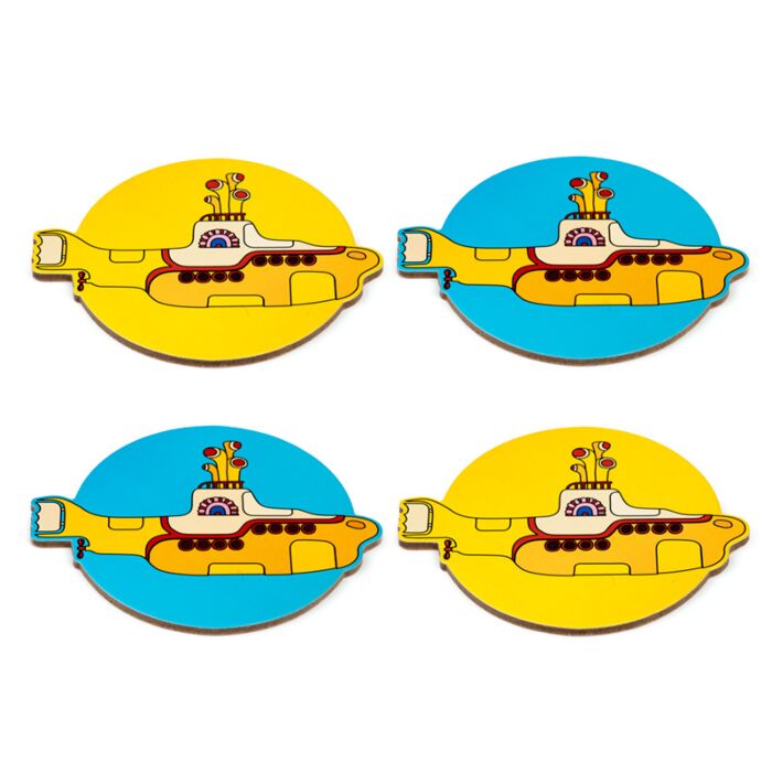 The Beatles Yellow Submarine - Set of 4 Cork Novelty Coasters