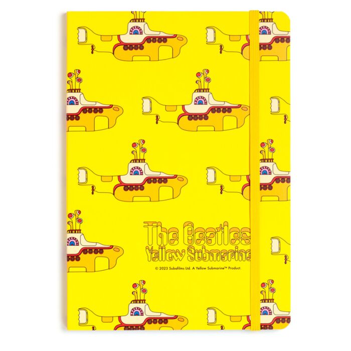 The Beatles - Yellow Submarine - Recycled Paper A5 Lined Notebook