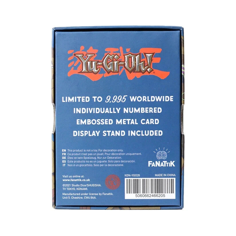 Yu-Gi-Oh! Limited Edition Exodia The Forbidden One Metal Card