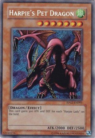 Yu-Gi-Oh! RP02-EN093 Harpie's Pet Dragon : Secret Rare