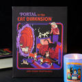 19x25cm The Cat Dimension Canvas Plaque by Steven Rhodes