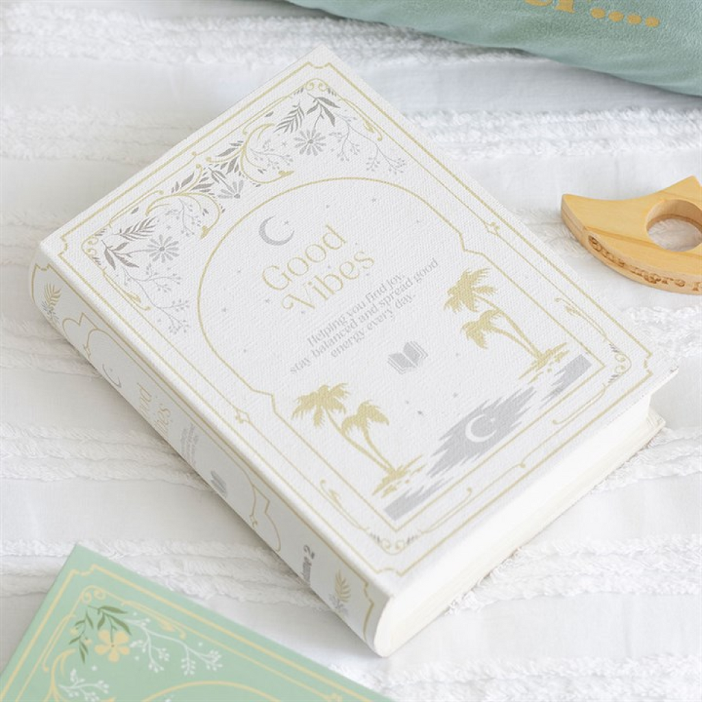 Good Vibes Book Shaped Storage Box